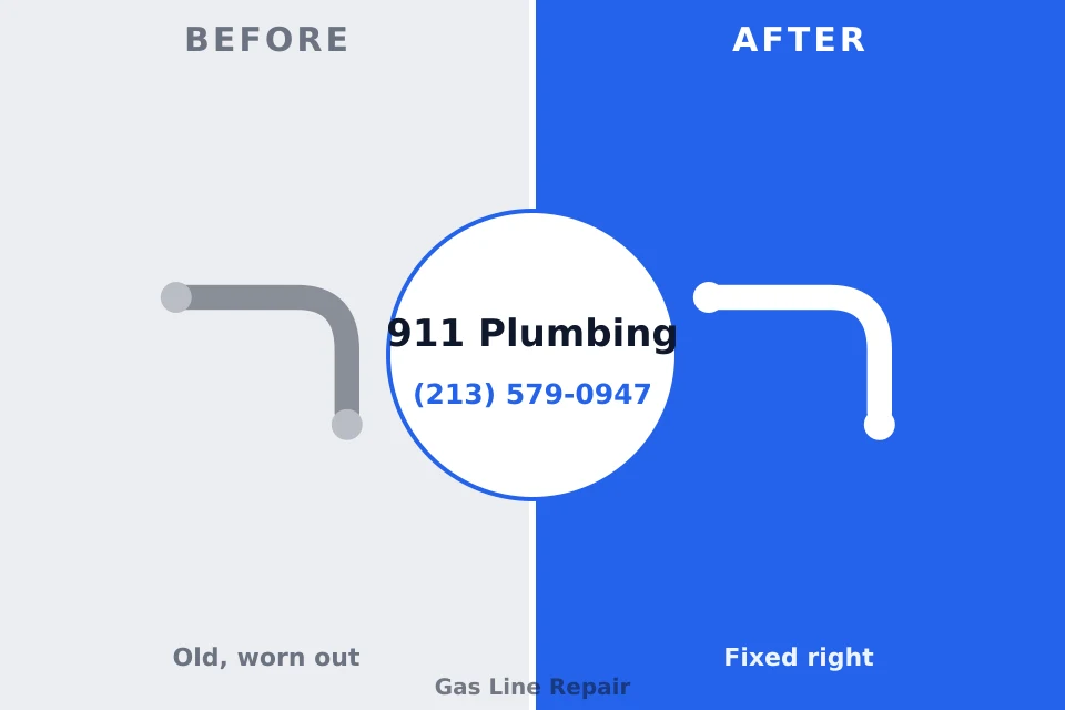 Before and after: plumbing company Crump, TN